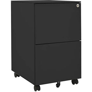 vidaXL Classeur Mobile Armoire à Dossiers Armoire de Classement Stockage de Fichiers Meuble de Classement Bureau Anthracite 39x45x67 cm Acier - Publicité vidaXL Classeur Mobile Armoire à Dossiers Armoire de Classement Stockage de Fichiers Meuble de Classement Bureau Anthracite 39x45x67 cm Acier - Publicité
