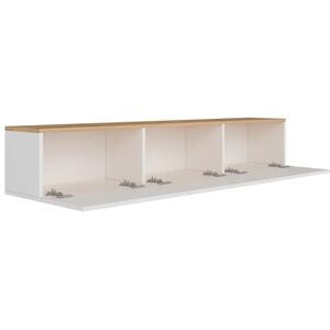 CONCEPT USINE Meuble TV Suspendu HAL 150 cm Blanc & Bois Pin Atlantique 3 Placards Fermés Design Épuré & Moderne Fixation Murale Esthétique Légère Rangement Gain de Place 18 kg - Publicité CONCEPT USINE Meuble TV Suspendu HAL 150 cm Blanc & Bois Pin Atlantique 3 Placards Fermés Design Épuré & Moderne Fixation Murale Esthétique Légère Rangement Gain de Place 18 kg - Publicité