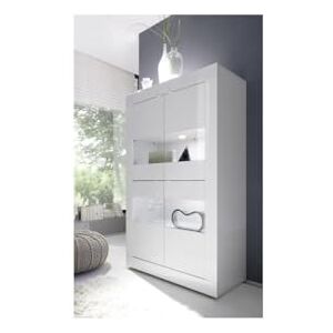 Stones LC spa Vitrine Basic 4 Portes 102 x 162 x 43 cm Blanc Brillant - Publicité Stones LC spa Vitrine Basic 4 Portes 102 x 162 x 43 cm Blanc Brillant - Publicité