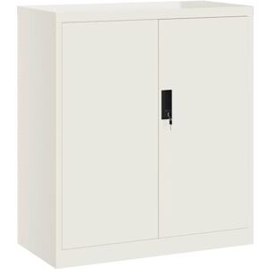 vidaXL Classeur Blanc 79x40x90 cm Acier, Armoire à dossiers, Armoire de Rangement, Armoire de Bureau, Armoire de classement, unité de Rangement - Publicité vidaXL Classeur Blanc 79x40x90 cm Acier, Armoire à dossiers, Armoire de Rangement, Armoire de Bureau, Armoire de classement, unité de Rangement - Publicité