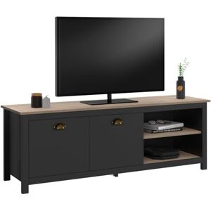 Meuble TV IDMARKET 140cm style rustique - Jusqu'à 55 pouces - Publicité Meuble TV IDMARKET 140cm style rustique - Jusqu'à 55 pouces - Publicité