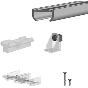 SLID'UP by Mantion Système coulissant SLID'UP 100 pour 2 portes de placard rail 1,5 m 9 kg - Publicité SLID'UP by Mantion Système coulissant SLID'UP 100 pour 2 portes de placard rail 1,5 m 9 kg - Publicité