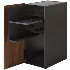 YAMAZAKI 2110 Tower Game Console Organizer, Black, Steel/Wood/Magnet/Silicone, 24.7 x 36.5 x 60.3 cm - Publicité YAMAZAKI 2110 Tower Game Console Organizer, Black, Steel/Wood/Magnet/Silicone, 24.7 x 36.5 x 60.3 cm - Publicité