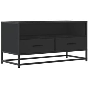 vidaXL Meuble TV Noir 80x34,5x40 cm Bois d'ingénierie et métal, Banc TV, Meuble HiFi, Centre de Divertissement, Buffet TV, Meuble multimédia - Publicité vidaXL Meuble TV Noir 80x34,5x40 cm Bois d'ingénierie et métal, Banc TV, Meuble HiFi, Centre de Divertissement, Buffet TV, Meuble multimédia - Publicité