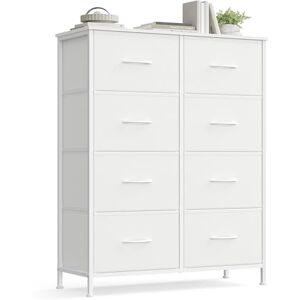 SONGMICS BELLAH Collection Commode, Meuble de Rangement pour Chambre, Couloir, Entrée, Salon, Cadre en Acier, 8 Tiroirs, Style Moderne, Blanc Nuage et Blanc Neige LGS124WH01 - Publicité SONGMICS BELLAH Collection Commode, Meuble de Rangement pour Chambre, Couloir, Entrée, Salon, Cadre en Acier, 8 Tiroirs, Style Moderne, Blanc Nuage et Blanc Neige LGS124WH01 - Publicité