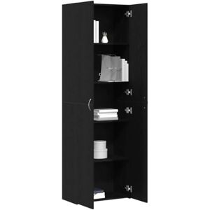 vidaXL Cabinet de Bureau Chêne Noir 60 x 32 x 190 cm Bois d'ingénierie, Armoire de Bureau, Design rectangulaire, Rangement Moderne pour Bureau, Solutions durables en Bois - Publicité vidaXL Cabinet de Bureau Chêne Noir 60 x 32 x 190 cm Bois d'ingénierie, Armoire de Bureau, Design rectangulaire, Rangement Moderne pour Bureau, Solutions durables en Bois - Publicité