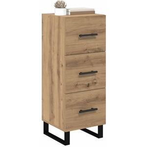 vidaXL Buffet avec tiroir Chêne Artisanal 34,5 x 34 x 90 cm, Buffet Rustique, Meuble de Rangement Rectangulaire, Bois Durable, Organisation Multi-Usage pour Salon - Publicité vidaXL Buffet avec tiroir Chêne Artisanal 34,5 x 34 x 90 cm, Buffet Rustique, Meuble de Rangement Rectangulaire, Bois Durable, Organisation Multi-Usage pour Salon - Publicité