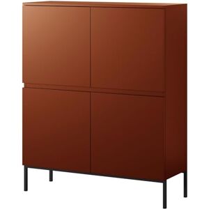 Selsey BEMMI Buffets, Melamine, Rouge Brique, 100 cm - Publicité Selsey BEMMI Buffets, Melamine, Rouge Brique, 100 cm - Publicité