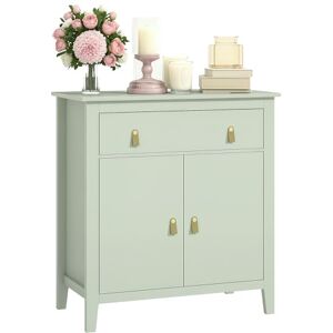 HOMCOM Buffet Salon, Meuble de Rangement avec tiroir, Double Porte, étagère réglable, poignées en PU, Style Moderne, Buffet Salle à Manger et Cuisine, 80 x 40 x 90 cm, Vert Clair - Publicité HOMCOM Buffet Salon, Meuble de Rangement avec tiroir, Double Porte, étagère réglable, poignées en PU, Style Moderne, Buffet Salle à Manger et Cuisine, 80 x 40 x 90 cm, Vert Clair - Publicité