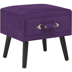 vidaXL Table de Chevet Table de Nuit Commode Table d’Appoint Bout de Canapé Table Basse Chambre à Coucher Salon Salle de Séjour Violet Foncé Velours - Publicité vidaXL Table de Chevet Table de Nuit Commode Table d’Appoint Bout de Canapé Table Basse Chambre à Coucher Salon Salle de Séjour Violet Foncé Velours - Publicité