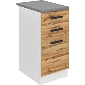 B BELINI GROUP BELINI Meuble Bas avec Plan de Travail SDSZ I Cuisine 51,6 x 40 x 85 cm I Petit Meuble 2 Tiroirs, 1 Porte I Couleur: Chêne Wotan - Publicité B BELINI GROUP BELINI Meuble Bas avec Plan de Travail SDSZ I Cuisine 51,6 x 40 x 85 cm I Petit Meuble 2 Tiroirs, 1 Porte I Couleur: Chêne Wotan - Publicité