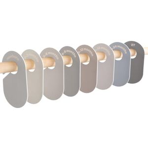 3 Sprouts Séparateur Penderie Bébé Organisateur de Taille pour Vêtements de Bébé et Enfant Lot de 8 (Beige & Gris) - Publicité 3 Sprouts Séparateur Penderie Bébé Organisateur de Taille pour Vêtements de Bébé et Enfant Lot de 8 (Beige & Gris) - Publicité
