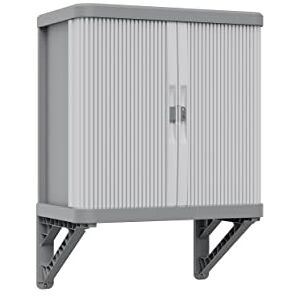 Terry , cabine murale Rolling Space, armoire murale à deux portes coulissantes, extérieure et intérieure, 2 étagères intérieures réglables, gris, en plastique recyclé, dimensions : 59 x 36 x 59 cm - Publicité Terry , cabine murale Rolling Space, armoire murale à deux portes coulissantes, extérieure et intérieure, 2 étagères intérieures réglables, gris, en plastique recyclé, dimensions : 59 x 36 x 59 cm - Publicité