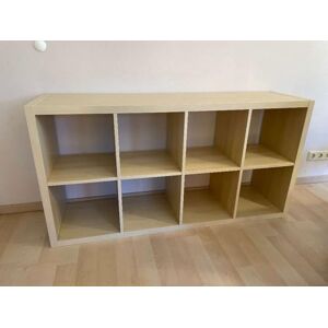 Ikea Kallax Meuble rectangulaire à 8 étagères, chêne, 77x147 cm - Publicité Ikea Kallax Meuble rectangulaire à 8 étagères, chêne, 77x147 cm - Publicité