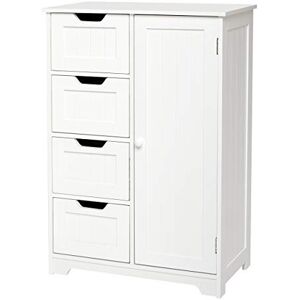 Meerveil H1071BC02WT - Armoire de salle de bain - Blanc - Élégant, Spacieux, Durable - Publicité Meerveil H1071BC02WT - Armoire de salle de bain - Blanc - Élégant, Spacieux, Durable - Publicité