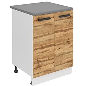 B BELINI GROUP BELINI Meuble Bas de Cuisine avec Plan de Travail SD15 51,6 x 60 x 85 cm 2 Portes Chêne Wotan - Publicité B BELINI GROUP BELINI Meuble Bas de Cuisine avec Plan de Travail SD15 51,6 x 60 x 85 cm 2 Portes Chêne Wotan - Publicité