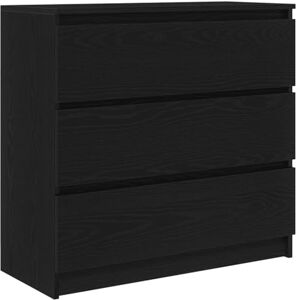 vidaXL Buffet chêne Noir 80x35x76 cm Bois d'ingénierie, Meuble de Rangement, Meuble de Rangement de Cuisine, Meuble de Rangement de Salon - Publicité vidaXL Buffet chêne Noir 80x35x76 cm Bois d'ingénierie, Meuble de Rangement, Meuble de Rangement de Cuisine, Meuble de Rangement de Salon - Publicité