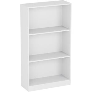 Bibliothèque Cambridge de Vida Designs - Moderne, Blanche, 3 Niveaux - Publicité Bibliothèque Cambridge de Vida Designs - Moderne, Blanche, 3 Niveaux - Publicité
