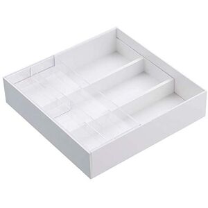 YAMAZAKI 3441 TOWER Extendable Desk Organiser, white, ABS Resin/PS Resin, 25 x 24.6 x 5.7 cm - Publicité YAMAZAKI 3441 TOWER Extendable Desk Organiser, white, ABS Resin/PS Resin, 25 x 24.6 x 5.7 cm - Publicité