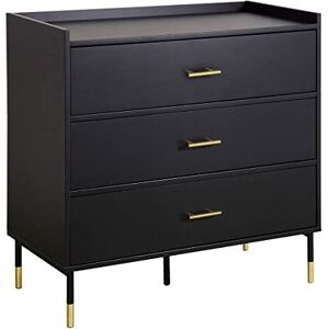 ATMOSPHERA CREATEUR D'INTERIEUR Atmosphera Commode Tedy 3 tiroirs Bois et métal Noir - Publicité ATMOSPHERA CREATEUR D'INTERIEUR Atmosphera Commode Tedy 3 tiroirs Bois et métal Noir - Publicité