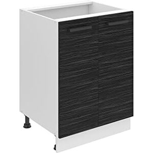 B BELINI GROUP BELINI Meuble Bas sans Plan de Travail SD6 Cuisine 51,6 x 60 x 82 cm 2 Portes Couleur : Ébène Royal - Publicité B BELINI GROUP BELINI Meuble Bas sans Plan de Travail SD6 Cuisine 51,6 x 60 x 82 cm 2 Portes Couleur : Ébène Royal - Publicité