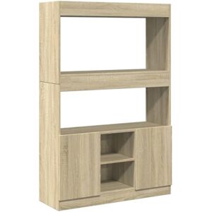 vidaXL Buffet Haut chêne Sonoma 92x33x140 cm Bois d'ingénierie, Armoire à Livres, Armoire à Livres Moderne, étagère à Livres - Publicité vidaXL Buffet Haut chêne Sonoma 92x33x140 cm Bois d'ingénierie, Armoire à Livres, Armoire à Livres Moderne, étagère à Livres - Publicité