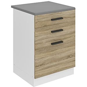 B BELINI GROUP BELINI Meuble Bas avec Plan de Travail SDSZ pour Cuisine 51,6 x 60 x 85 cm 2 Tiroirs, 1 Porte Couleur : Chêne Sonoma - Publicité B BELINI GROUP BELINI Meuble Bas avec Plan de Travail SDSZ pour Cuisine 51,6 x 60 x 85 cm 2 Tiroirs, 1 Porte Couleur : Chêne Sonoma - Publicité