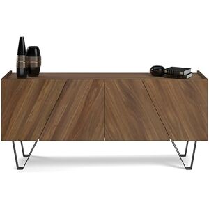 MOBILI FIVER , Buffet 4 Portes Emma, Noyer, avec Pieds Noirs, 168 cmx45 cmx76.6 cm, Mélaminé/Fer, Buffet pour Salle à Manger et Salon, Made in Italy - Publicité MOBILI FIVER , Buffet 4 Portes Emma, Noyer, avec Pieds Noirs, 168 cmx45 cmx76.6 cm, Mélaminé/Fer, Buffet pour Salle à Manger et Salon, Made in Italy - Publicité