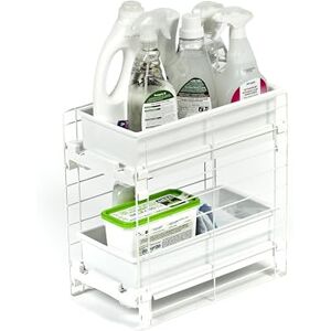 Iris Ohyama , Étagère,Organiseur pour Placard, sous évier, Extensible, Rangement en Plastique pour armoires de Cuisine, Garde-Manger, Aliments et ustensil Slide Tray Rack UST-2V- Blanc - Publicité Iris Ohyama , Étagère,Organiseur pour Placard, sous évier, Extensible, Rangement en Plastique pour armoires de Cuisine, Garde-Manger, Aliments et ustensil Slide Tray Rack UST-2V- Blanc - Publicité