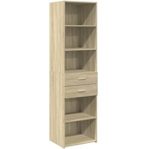 vidaXL Buffet Haut chêne Sonoma 50x42,5x185 cm Bois d'ingénierie, Buffet, Placard, Armoire latérale, Armoire, Armoire de Rangement, Armoire Haute - Publicité vidaXL Buffet Haut chêne Sonoma 50x42,5x185 cm Bois d'ingénierie, Buffet, Placard, Armoire latérale, Armoire, Armoire de Rangement, Armoire Haute - Publicité