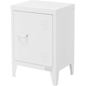 ML DESIGN modern living ML-Design Table de Nuit Blanc Mat, 40x30x58 cm, en Acier, Poignée de Porte à Gauche, Design Industriel, Meuble de Chevet d'Appoint Commode de Chambre à Coucher Armoire Métallique, Étagère Réglable - Publicité ML DESIGN modern living ML-Design Table de Nuit Blanc Mat, 40x30x58 cm, en Acier, Poignée de Porte à Gauche, Design Industriel, Meuble de Chevet d'Appoint Commode de Chambre à Coucher Armoire Métallique, Étagère Réglable - Publicité