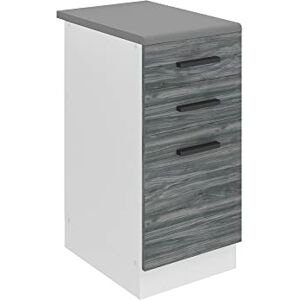 B BELINI GROUP BELINI Meuble Bas avec Plan de Travail SDSZ pour Cuisine 51,6 x 40 x 85 cm 2 Tiroirs, 1 Porte Couleur: Chêne Glamour - Publicité B BELINI GROUP BELINI Meuble Bas avec Plan de Travail SDSZ pour Cuisine 51,6 x 40 x 85 cm 2 Tiroirs, 1 Porte Couleur: Chêne Glamour - Publicité