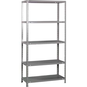 Simon Rack Étagère Métallique 2000x1100x400 mm, 5 Niveaux, Tablettes en Acier, 90 kg par Niveau, Gris – Comfort - Publicité Simon Rack Étagère Métallique 2000x1100x400 mm, 5 Niveaux, Tablettes en Acier, 90 kg par Niveau, Gris – Comfort - Publicité