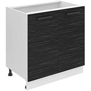 B BELINI GROUP BELINI Meuble de Cuisine Bas sans Plan de Travail Taille: 51,6 x 80 x 82 cm Petit Meuble 2 Portes Couleur : Ébène Royal - Publicité B BELINI GROUP BELINI Meuble de Cuisine Bas sans Plan de Travail Taille: 51,6 x 80 x 82 cm Petit Meuble 2 Portes Couleur : Ébène Royal - Publicité