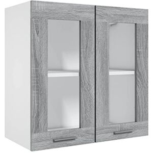 vidaXL Vitrine Suspendue Lyon Gris Sonoma 60 x 31 x 60 cm Bois d'ingénierie - Publicité vidaXL Vitrine Suspendue Lyon Gris Sonoma 60 x 31 x 60 cm Bois d'ingénierie - Publicité