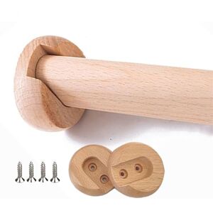 GQQGSHOP 1 pièce Tringle à Vêtements en Bois Ronde Tige de Penderie Barre de Penderie, Longueur 50cm-150cm, Tringle Penderie Barre de Penderie pour Chambre à Couc (Color : D2.5cm/0.98IN, Size : L 60cm/23.6In - Publicité GQQGSHOP 1 pièce Tringle à Vêtements en Bois Ronde Tige de Penderie Barre de Penderie, Longueur 50cm-150cm, Tringle Penderie Barre de Penderie pour Chambre à Couc (Color : D2.5cm/0.98IN, Size : L 60cm/23.6In - Publicité