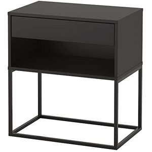 Ikea Vikhammer Table de chevet Noir - Publicité Ikea Vikhammer Table de chevet Noir - Publicité