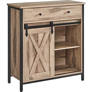 VASAGLE Meuble de Rangement, Buffet Cuisine, Commode, avec Porte Coulissante, Tiroirs, 30 x 70 x 80 cm, Étagères Réglables, pour Salon, Marron Camel et Noir d'encre LSC100B50 - Publicité VASAGLE Meuble de Rangement, Buffet Cuisine, Commode, avec Porte Coulissante, Tiroirs, 30 x 70 x 80 cm, Étagères Réglables, pour Salon, Marron Camel et Noir d'encre LSC100B50 - Publicité