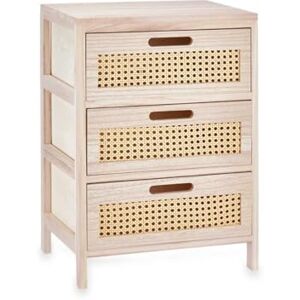 Gift Decor Commode en rotin Naturel 40 x 58 x 29 cm 3 tiroirs Marque EAN : 8430852932914 - Publicité Gift Decor Commode en rotin Naturel 40 x 58 x 29 cm 3 tiroirs Marque EAN : 8430852932914 - Publicité