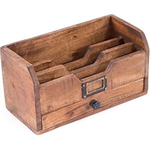 DESIGN DELIGHTS Portefeuille Juna Bois dacajou, 3 Compartiments avec tiroir, 25 cm Porte-Lettres, Organisateur de Bureau, Porte-Lettres, Porte-Documents - Publicité DESIGN DELIGHTS Portefeuille Juna Bois dacajou, 3 Compartiments avec tiroir, 25 cm Porte-Lettres, Organisateur de Bureau, Porte-Lettres, Porte-Documents - Publicité