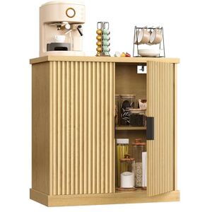 VASAGLE MAXE Collection Buffet, Console, Meuble de Rangement avec Étagères Réglables, Portes Cannelées, Style Transitionnel, pour Cuisine, Salle à Manger, Beige Chêne BBK344Y01 - Publicité VASAGLE MAXE Collection Buffet, Console, Meuble de Rangement avec Étagères Réglables, Portes Cannelées, Style Transitionnel, pour Cuisine, Salle à Manger, Beige Chêne BBK344Y01 - Publicité