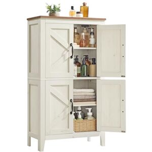 VASAGLE LIRY Collection – Armoire de Rangement avec Portes de Grange, Buffet Haut, Style Ferme, pour Cuisine, Salle de Bain, Salon ou Salle à Manger, Étagères Réglables, Blanc Rustique BBK773W01 - Publicité VASAGLE LIRY Collection – Armoire de Rangement avec Portes de Grange, Buffet Haut, Style Ferme, pour Cuisine, Salle de Bain, Salon ou Salle à Manger, Étagères Réglables, Blanc Rustique BBK773W01 - Publicité