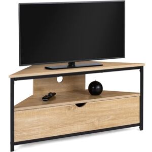 IDMARKET Meuble d'angle pour TV DETROIT avec rangement - Support TV - Publicité IDMARKET Meuble d'angle pour TV DETROIT avec rangement - Support TV - Publicité