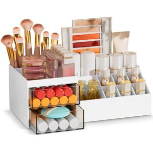Subsky Organisateur de Maquillage avec tiroirs, Make Up Storage Cosmetic Dressing Table Organizer Makeup Box avec tiroirs pour Commode, Chambre, Salle de Bain - Publicité Subsky Organisateur de Maquillage avec tiroirs, Make Up Storage Cosmetic Dressing Table Organizer Makeup Box avec tiroirs pour Commode, Chambre, Salle de Bain - Publicité