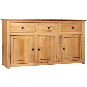 vidaXL Pin Solide Buffet Armoire à Tiroirs Commode Dressoir Armoire de Rangement avec 3 Tiroirs et 3 Portes Salon Chambre à Coucher Maison 135x40x80 cm - Publicité vidaXL Pin Solide Buffet Armoire à Tiroirs Commode Dressoir Armoire de Rangement avec 3 Tiroirs et 3 Portes Salon Chambre à Coucher Maison 135x40x80 cm - Publicité