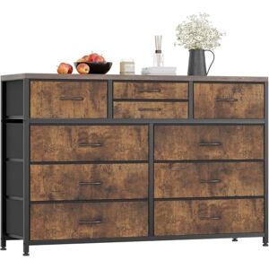 Garvee Commode De Chambre, Armoire, Meuble De Rangement, Meuble TV, Commode à 10 Tiroir en Tissu avec Cadre en Métal, Moderne pour Salon, Couloir - Publicité Garvee Commode De Chambre, Armoire, Meuble De Rangement, Meuble TV, Commode à 10 Tiroir en Tissu avec Cadre en Métal, Moderne pour Salon, Couloir - Publicité