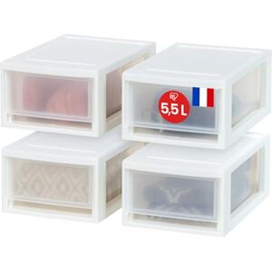 Iris Ohyama , Tiroir de rangement, Commode de chambre, Tour de rangement plastique bureau, Lot de 4, Blanc, pour Bureau, Garage, Chambre à coucher, Sans BPA, MSD-1 - Publicité Iris Ohyama , Tiroir de rangement, Commode de chambre, Tour de rangement plastique bureau, Lot de 4, Blanc, pour Bureau, Garage, Chambre à coucher, Sans BPA, MSD-1 - Publicité
