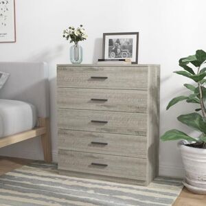 URBN Living - Tiroir 4 - Ash Grey - 4 Tiroirs - Commode - Publicité URBN Living - Tiroir 4 - Ash Grey - 4 Tiroirs - Commode - Publicité