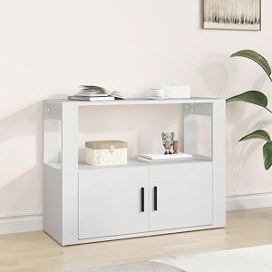 Woonisher Buffet Blanc 80x30x60 cm Bois d'ingénierie Meuble Cuisine Buffet Salle a Manger Buffet Buffet Cuisine Meuble Petit Meuble de Rangement - Publicité Woonisher Buffet Blanc 80x30x60 cm Bois d'ingénierie Meuble Cuisine Buffet Salle a Manger Buffet Buffet Cuisine Meuble Petit Meuble de Rangement - Publicité