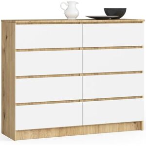AKORD Grande Commode Armoire à comode Gain de Place Pratique Robuste Guidage à roulettes Chant ABS Commode Rangement Meubles de Salon Chêne Artisan - Publicité AKORD Grande Commode Armoire à comode Gain de Place Pratique Robuste Guidage à roulettes Chant ABS Commode Rangement Meubles de Salon Chêne Artisan - Publicité